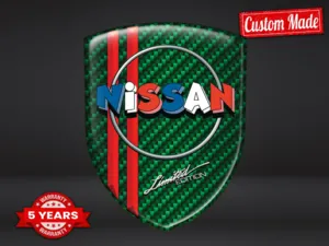 Nissan Emblemas Silicona Auto Profesional Personalizable
